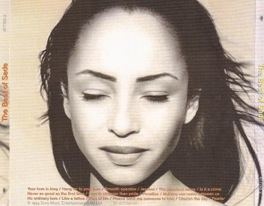 Cd The Best of Sade, 1994