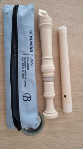 Flauta Yamaha Alto YRA28B III  NOVA