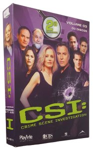 Dvd CSI, Crime Scene Investigation, 2ª Temporada, Volume 3, 03 discos