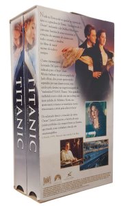 VHS Titanic, Versão Legendada, Duplo, Raridade em Perfeito Estado, Frete Grátis