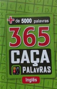 Kit com 3 Livros, 365 Desenhos Bíblicos para Colorir, 365 Atividades Bíblicas para Responder, 365 Caça palavras em Inglês
