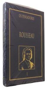 Rousseau Volume 1, Os Pensadores, Capa dura Azul com Letras Douradas, Lacrado